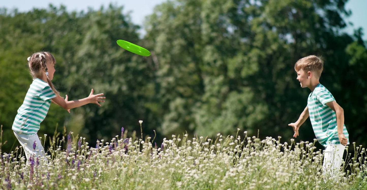 Outdoor Soft Edge Flying Disc, Floats in Water and Great for Lawn Games!