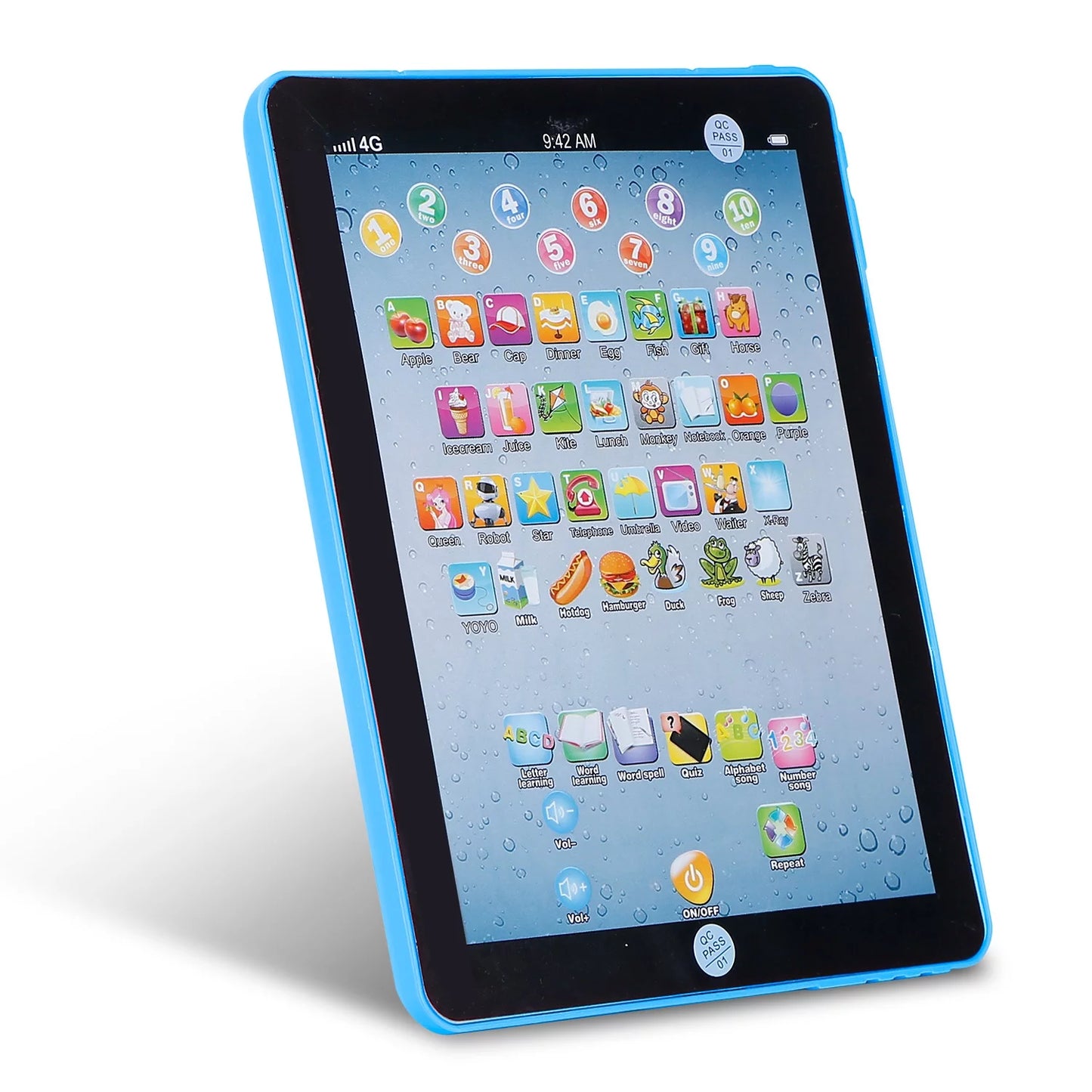 Baby Learning Tablet Educational Toddler Tablet, Blue