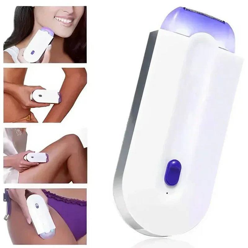 Electric Depilator Finishing Touch Mini Rechargeable Removes Painless Body Facial