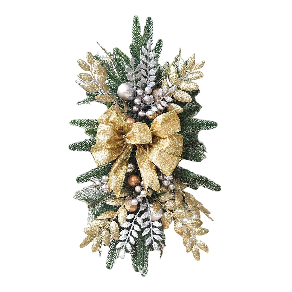 Christmas Wreath Garland - Festive Door Window Decoration