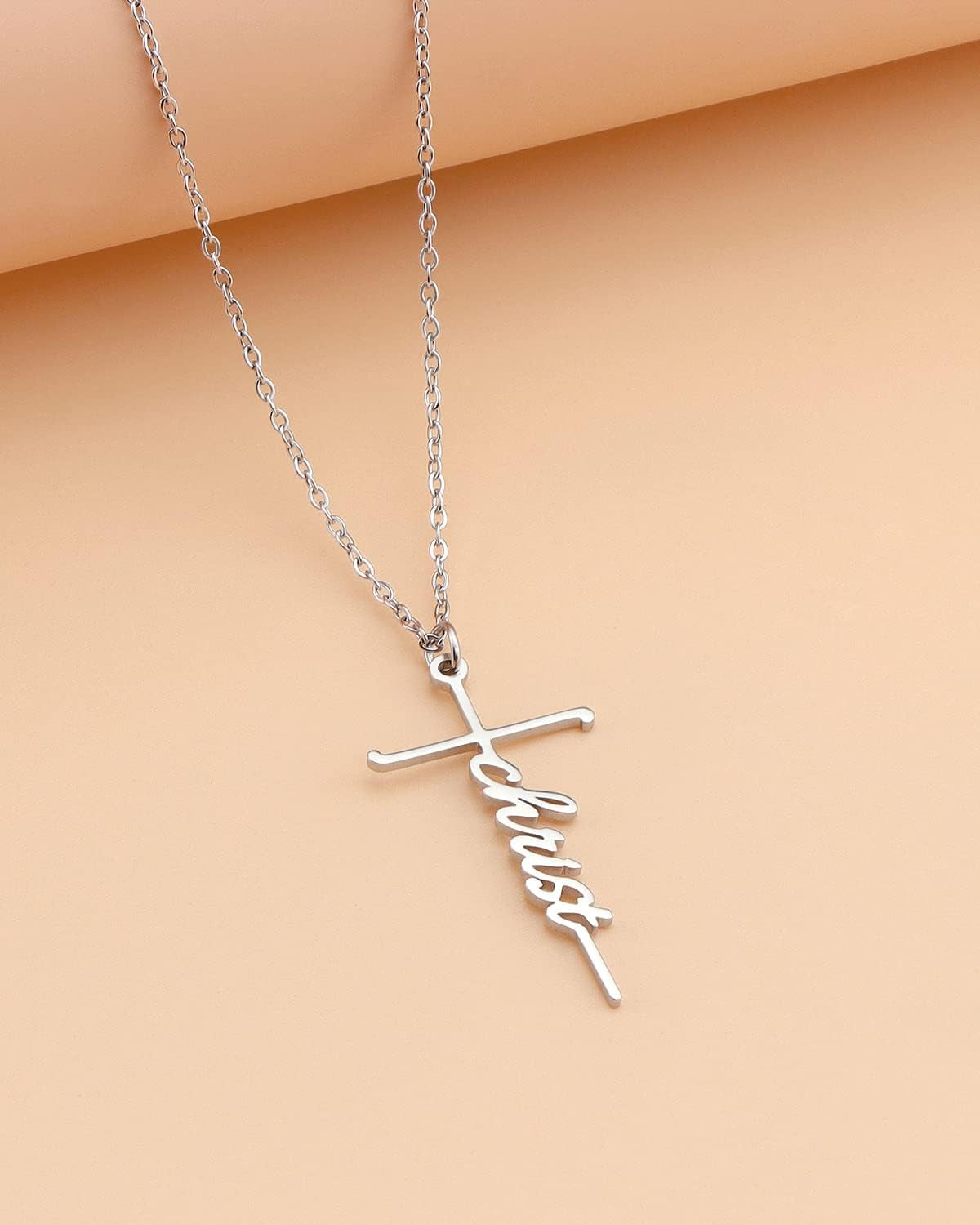 Faith Cross Necklace for Women Religious Gifts for Women Christian Jewelry Gifts for Women