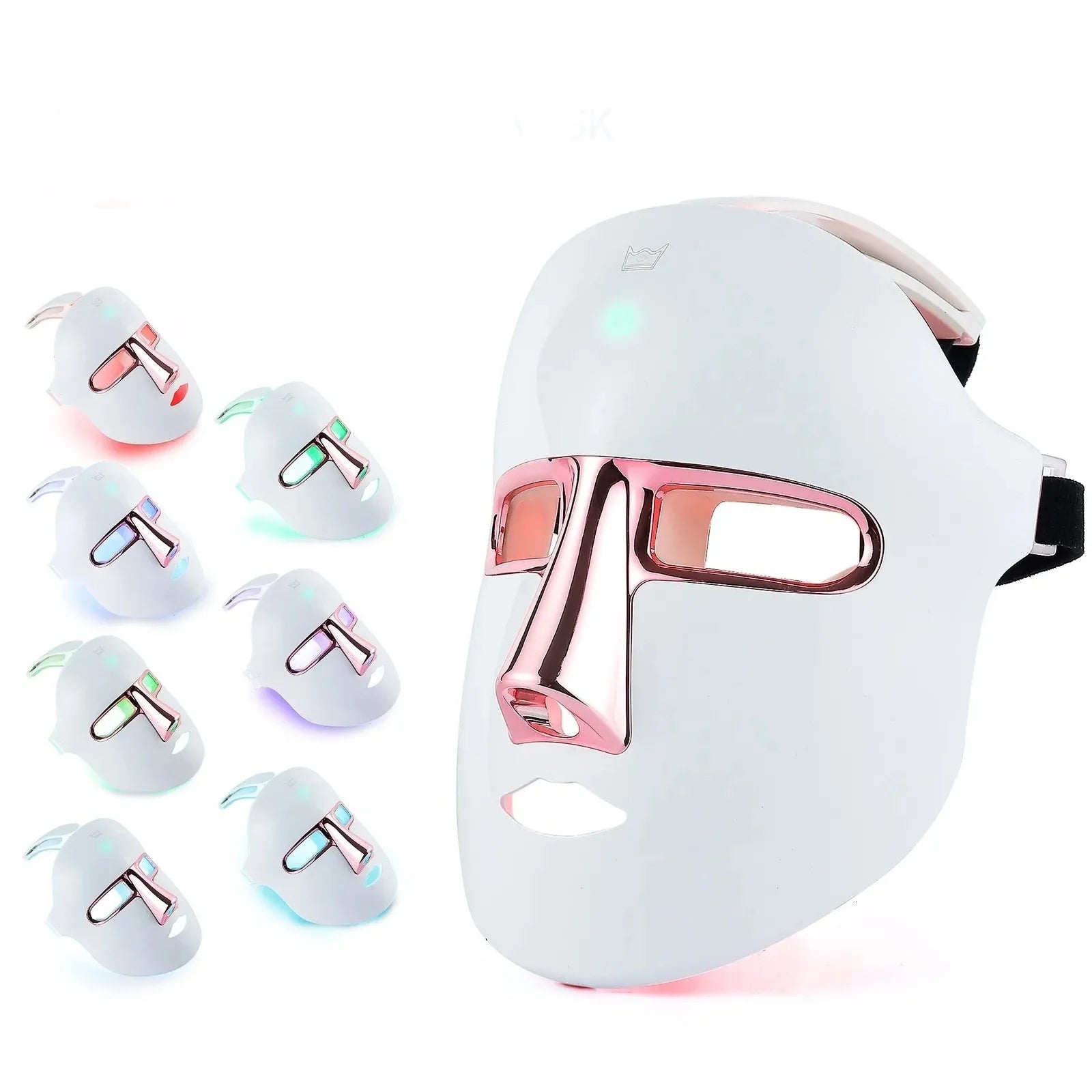 LED Face Mask Light Therapy Skin Beauty Machine, 7 Color LED Light Therapy Facial Skin Care Mask, Face Mask for Removal Wrinkle anti Aging Anti-Acne with Face